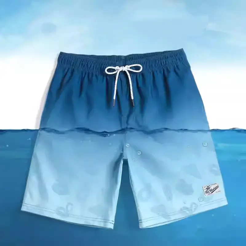 Ombre Gradient Beach Shorts